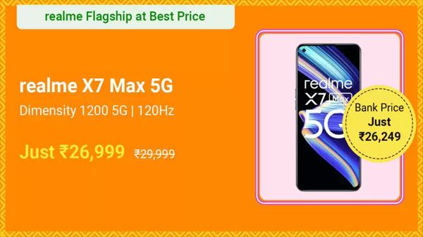 Realme X7 Max (Asteroid Black, 256 GB)  (12 GB RAM)