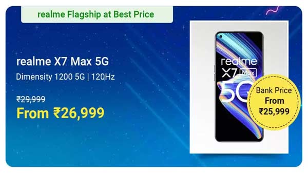 Realme X7 Max (Mercury Silver, 128 GB)  (8 GB RAM)