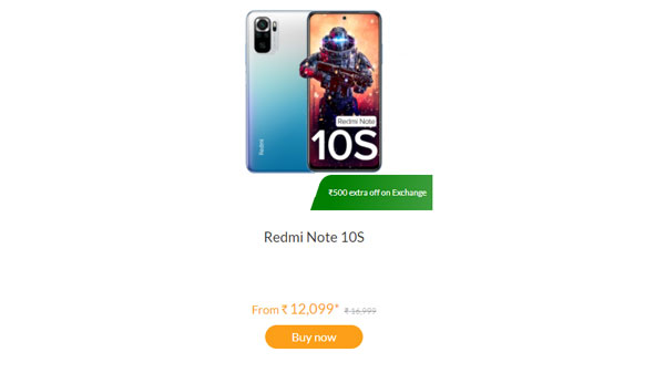 Redmi Note 10S,8GB+128GB, Cosmic Purple