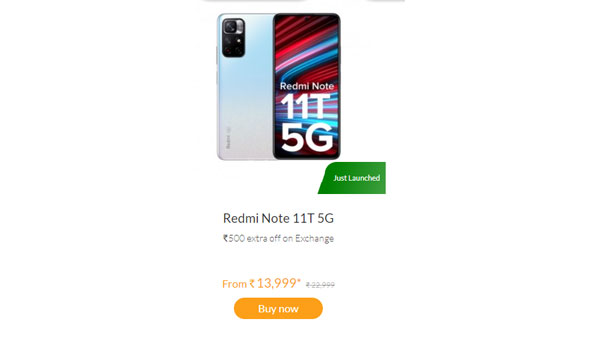 Redmi Note 11T 5G,8GB+128GB