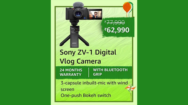 Sony Digital Vlog Camera ZV-1 Only Sony Digital Vlog Camera ZV-1 Only