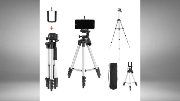 Tygot Adjustable Aluminium Alloy Tripod Stand Holder