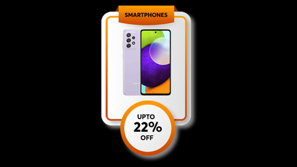 Up To 22% Off On Smartphones