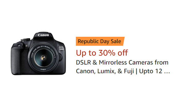 Up To 30% Off On DSLR And Digital Cameras