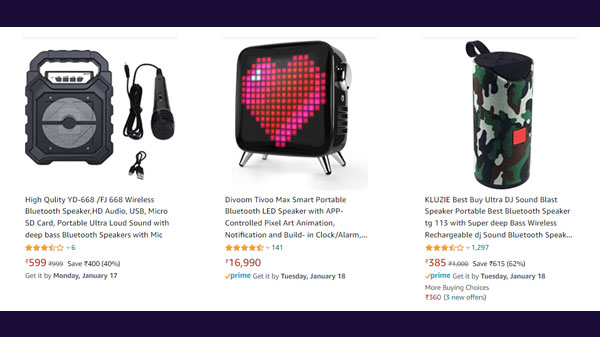 Up To 50% Off On Smart Speakers