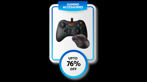 Up To 76% Off On Gaming Accessories