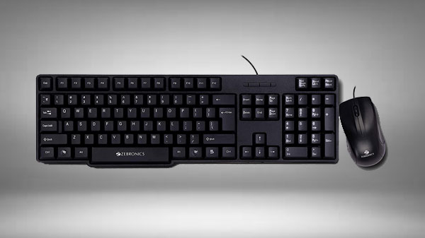 Zebronics Wired Keyboard and Mouse Combo