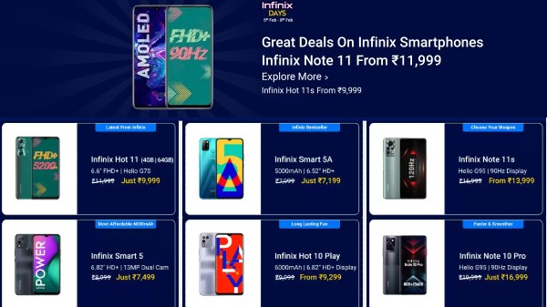 Flipkart Infinix Days Sale