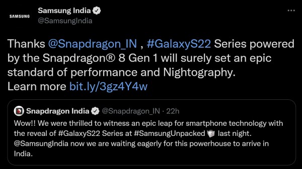 Galaxy S22 Series Is Powered By Snapdragon 8 Gen 1 In India