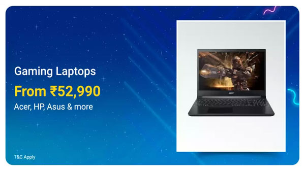 Gaming Laptops From. Rs. 52,990