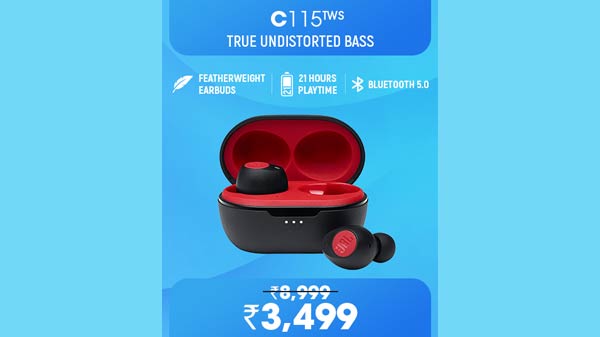 JBL C115 TWS, True Wireless Earbuds