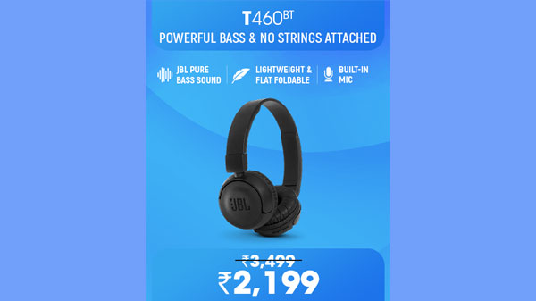 JBL T460BT by Harman, Wireless On Ear Headphone