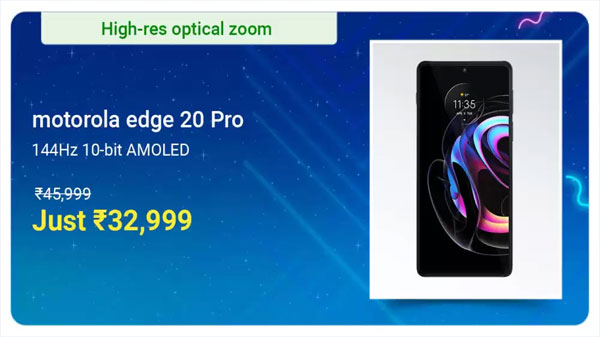 Motorola Edge 20 Pro (Midnight Sky, 128GB) (8GB RAM) Motorola Edge 20 Pro (Midnight Sky, 128GB) (8GB RAM)