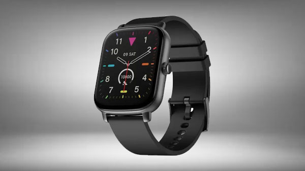 Noise ColorFit Icon Buzz Smartwatch  (Black Strap, Regular)