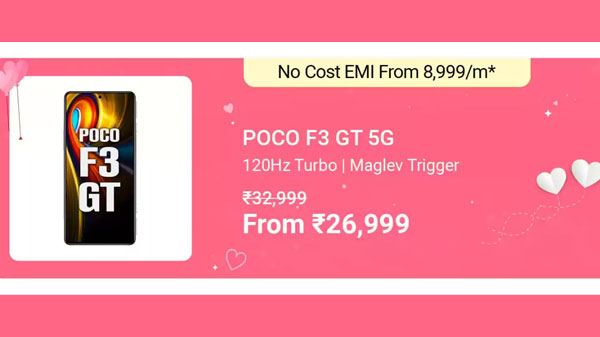 POCO F3 GT (Predator Black, 128 GB)  (8 GB RAM)
