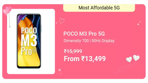 POCO M3 Pro 5G (Cool Blue, 64 GB)  (4 GB RAM)