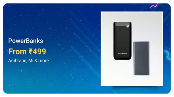 Power Banks Starts From Rs. 499