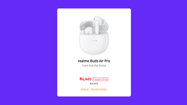Realme Buds Air Pro (Soul White)