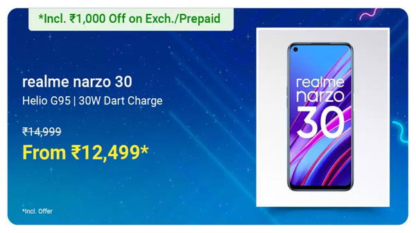 Realme Narzo 30 (Racing Silver, 64 GB)  (6 GB RAM)