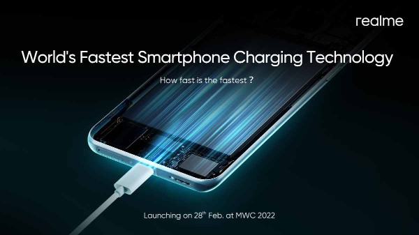 Realme's Fast Charging Technology At MWC 2022