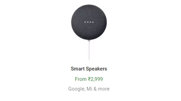 Smart Speakers Starts From Rs. 2,999