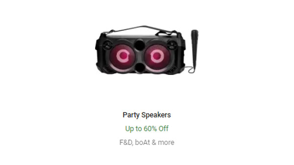 Up To 60% Off On Party Speakers