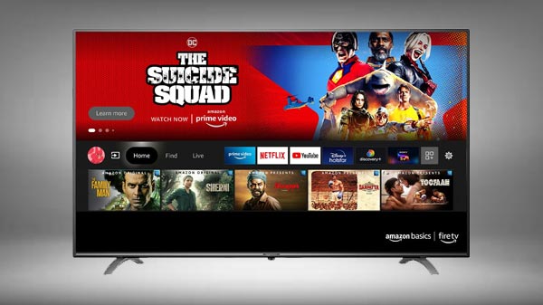 Amazon Basics 127cm (50 inch) 4K Ultra HD Smart LED Fire TV AB50U20PS