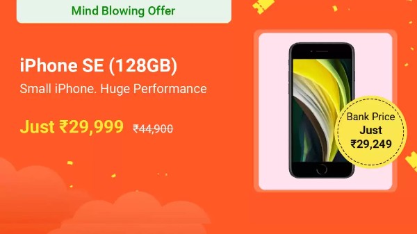 APPLE iPhone SE (Red, 128 GB)