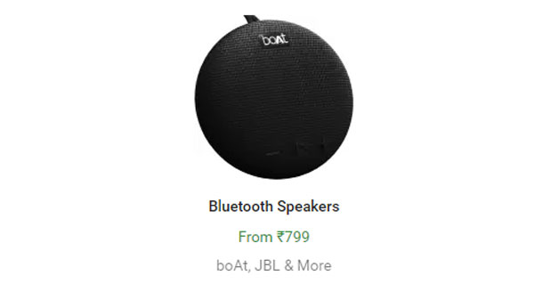 Bluetooth Speakers From Rs. 799