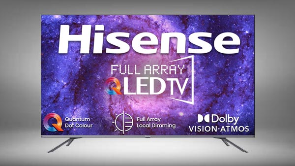 Hisense 139 cm (55 inches) 4K Ultra HD Smart Certified Android QLED TV 55U6G