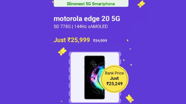 MOTOROLA Edge 20 (Frosted Onyx, 128 GB)  (8 GB RAM)