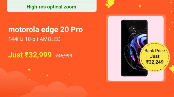 MOTOROLA Edge 20 Pro (Midnight Sky, 128 GB)  (8 GB RAM)