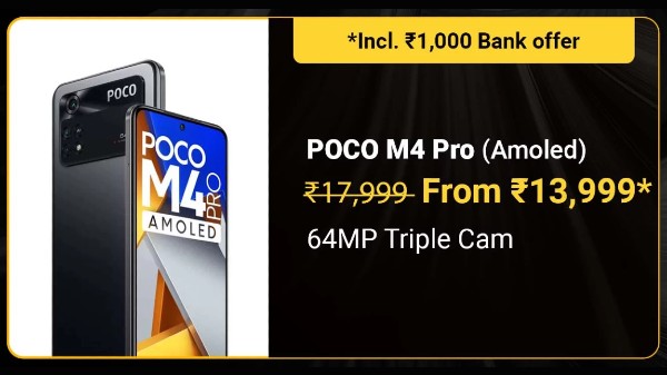 POCO M4 Pro (Power Black, 64 GB)  (6 GB RAM)