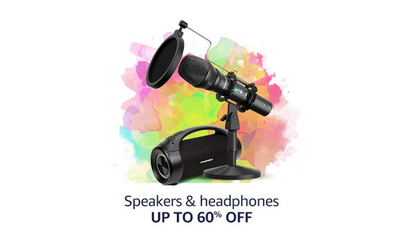 Up To 60% Off On Speakers And Headphones