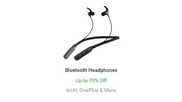 Up To 70% Off On Bluetooth Headphones