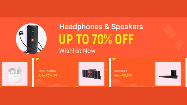 Up To 70% Off On Headphones And Speakers