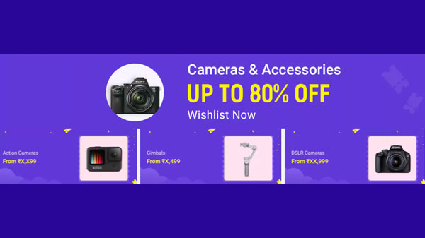 Up To 80% Off On Camera And Accessories