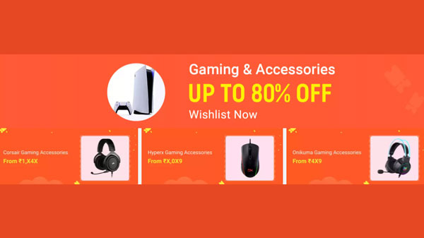 Up To 80% Off On Gaming Accessories