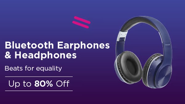 Up To 80% Off On Bluetooth Earphones And Headphones