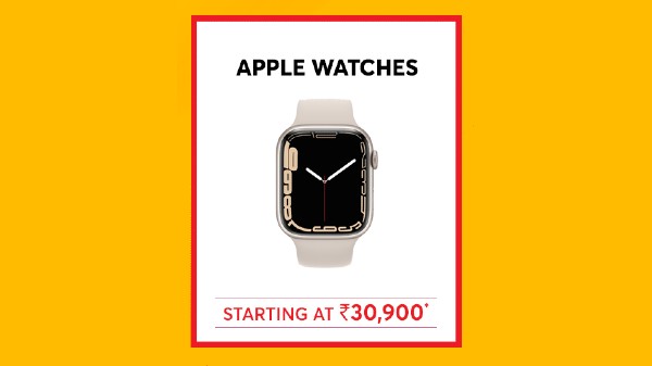 Apple Watches Starting From Rs. 30,900