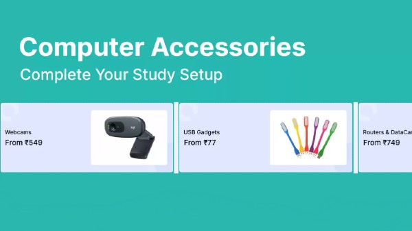 Computer Accessorizes Starts From Rs. 77