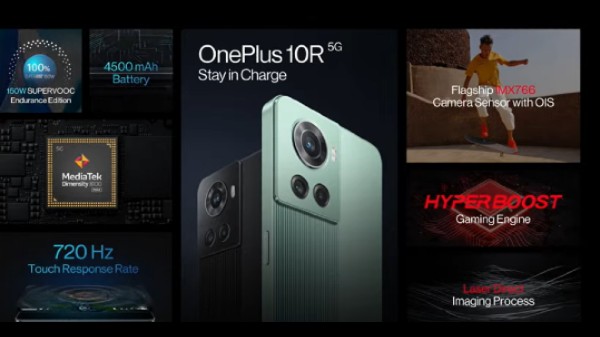 OnePlus 10R 5G With 150W Fast Charging Support Launched In India