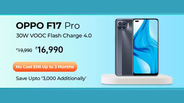 OPPO F17 Pro (Matte Black, 128 GB)  (8 GB RAM)