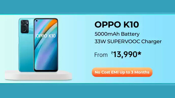 OPPO K10 (Black Carbon, 128 GB)  (8 GB RAM)