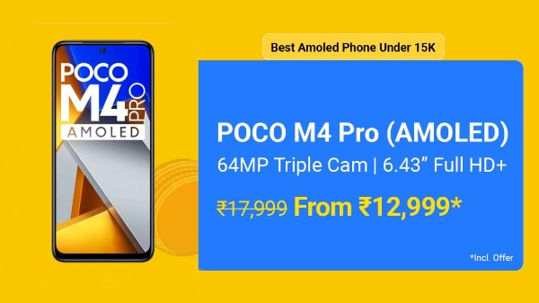 POCO M4 Pro (Cool Blue, 64 GB)  (6 GB RAM)