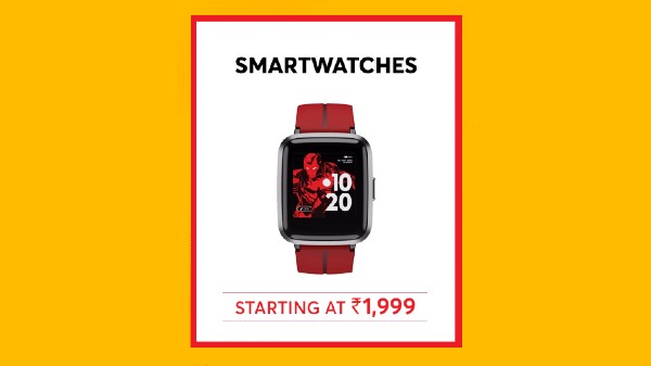 Smartwatches Starting At Rs. 1,999