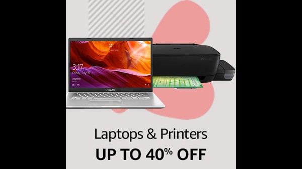 Up To 40% Off On Laptops And Printers