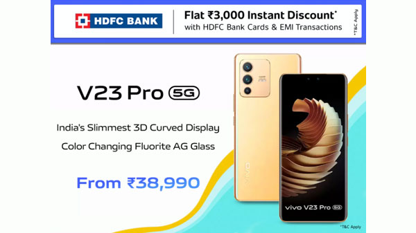 vivo V23 Pro 5G (Stardust Black, 128 GB)  (8 GB RAM)