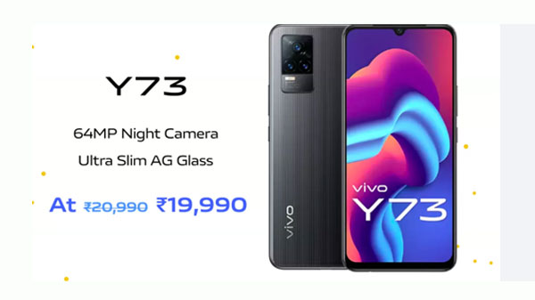 vivo Y73 (Roman Black, 128 GB)  (8 GB RAM)