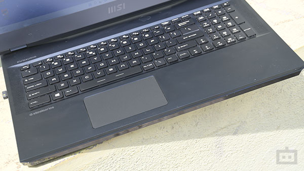 MSI Raider GE76 12UHS Review: Keyboard And Trackpad